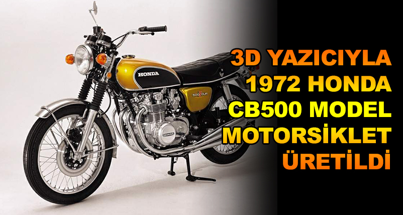 3D Yazıcı ile Motorsiklet Üretildi