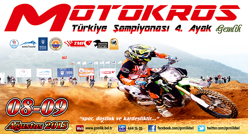 Türkiye Motokros Şampiyonası Gemlik'te